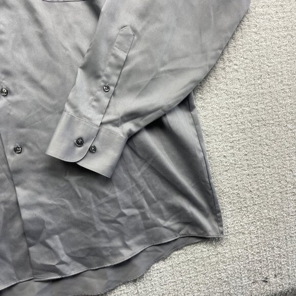 Geoffrey Beene Wrinkle Free Regular Fit Button Down Dress Shirt XL - 17 - 34/35 - Picture 5 of 16